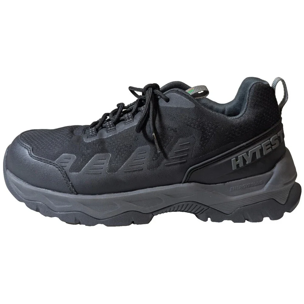 Hytest Powerhaul Low K21720 Men's 13M Black Safety Toe Work Shoes Slip Resistant